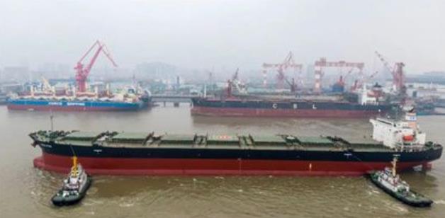  12:35 肉桂树轮驶离码头 该轮是希腊船东公司的一艘散货船
-上海双清包税
