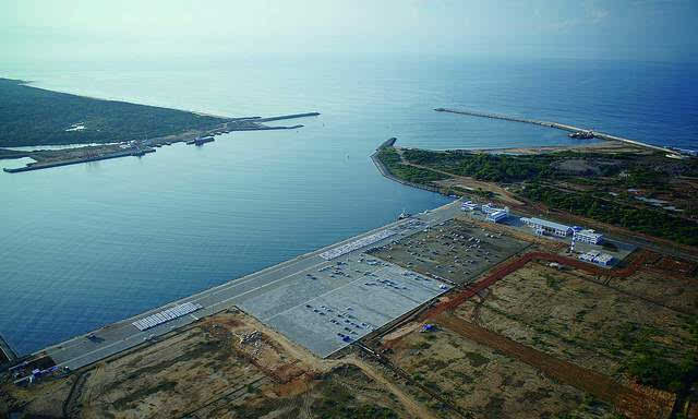 汉班托塔港的目标是到明年年底发展成为功能齐全的多用途港口
-日本空运到中国